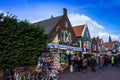 Streets of Volendam, The Netherlands Royalty Free Stock Photo